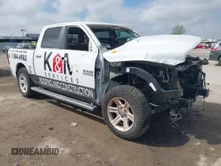 ✅ 2018 Ram 1500 Lone Star • VIN: 1C6RR6LM3JS256273 • Lot: 43442125. Listed on IAAI with Not provided. Free auction sales archive from the USA and detailed vehicle history report at DreamBid. Image 1.