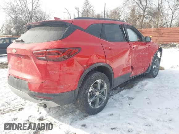 2023 Chevrolet Blazer LT с VIN 3GNKBCR46PS221042, выставлен на аукционе IAAI как лот 41549464 с пробегом 14 439 миль миль и . История ставок и продаж доступна на DreamBid. Изображение 4.