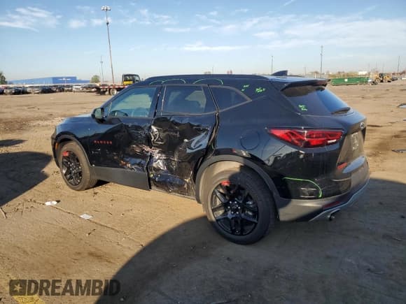 ✅ 2024 Chevrolet Blazer LT • VIN: 3GNKBCR44RS270968 • Lot: 86149895. Listed on Copart with 12,335 mi. Free auction sales archive from the USA and detailed vehicle history report at DreamBid. Image 2.