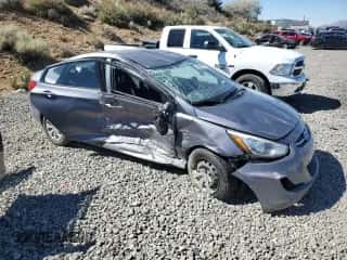 2015 Hyundai Accent GLS with VIN KMHCT4AE6FU855482, listed as a Copart auction lot 68685925 with 139,991 mi miles and Salvage title. Bid and sale history available at DreamBid. Image 4.