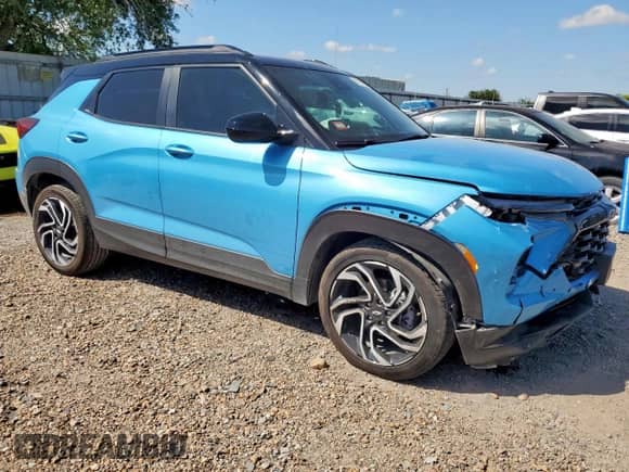 2025 Chevrolet TrailBlazer RS с VIN KL79MTSL4SB133692, выставлен на аукционе Copart как лот 81855095 с пробегом 7 273 миль миль и Списание • Salvage title. История ставок и продаж доступна на DreamBid. Изображение 4.