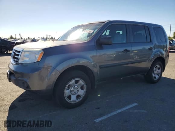✅ 2012 Honda Pilot LX • VIN: 5FNYF3H20CB003379 • Lot: 92127205. Listed on Copart with 150,541 mi. Free auction sales archive from the USA and detailed vehicle history report at DreamBid. Image 1.