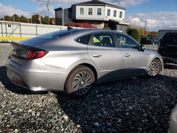 2021 Hyundai Sonata SEL with VIN KMHL34JJ5MA017746, listed as a Copart auction lot 82598885 with 46,443 mi miles and Salvage title. Bid and sale history available at DreamBid. Image 3.