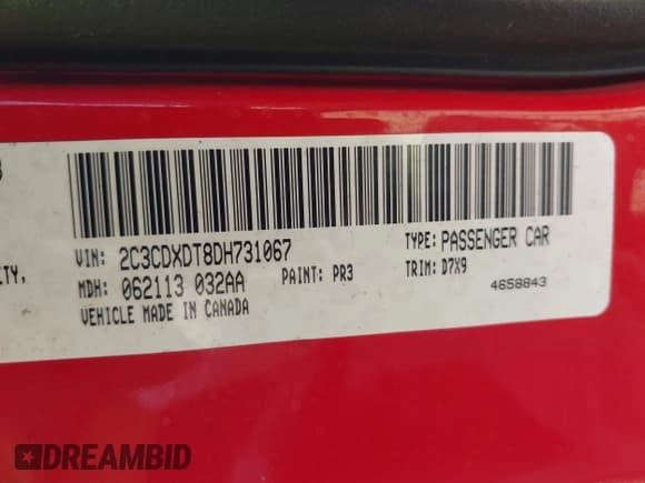 ✅ 2013 Dodge Charger RT Plus • VIN: 2C3CDXDT8DH731067 • Lot: 41681213. Listed on IAAI with Not provided. Free auction sales archive from the USA and detailed vehicle history report at DreamBid. Image 9.