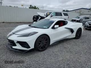 2023 Chevrolet Corvette 1LT z VIN 1G1YA2D40P5113283, wystawiony jako Copart lot #58986635 z przebiegiem Nie podano mil oraz Szkoda całkowita • Salvage title. Historia ofert i sprzedaży dostępna na DreamBid. Obrazek 1.