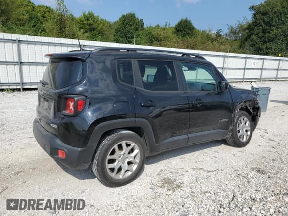 ✅ 2018 Jeep Renegade Latitude • VIN: ZACCJABB7JPJ16772 • Lot: 80622895. Listed on Copart with 75,810 mi. Free auction sales archive from the USA and detailed vehicle history report at DreamBid. Image 3.