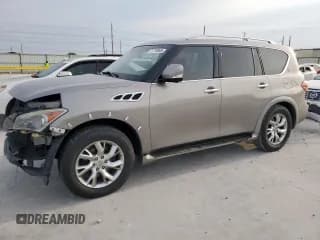 ✅ 2012 Infiniti QX56 7-passenger • VIN: JN8AZ2NF1C9518058 • Лот: 71716065. Опубликован ранее на Copart с пробегом 174 684 миль. Бесплатный доступ к архиву аукционных продаж из США и подробный отчёт об истории автомобиля на DreamBid. Изображение 1.