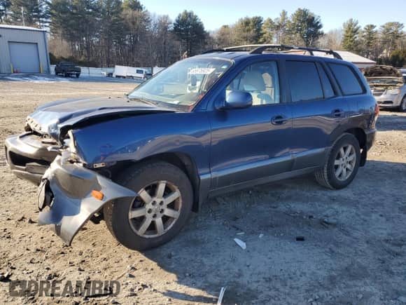 2006 Hyundai Santa Fe GLS z VIN KM8SC13D16U098134, wystawiony jako Copart lot #88976925 z przebiegiem 305 308 mil mil oraz Czysty tytuł • Clean title. Historia ofert i sprzedaży dostępna na DreamBid. Obrazek 1.