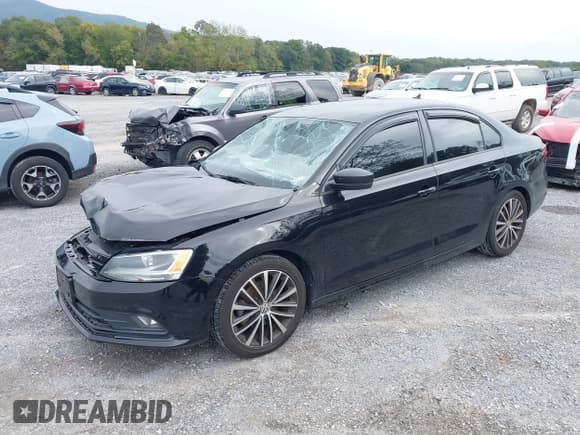 ✅ 2016 Volkswagen Jetta Sport • VIN: 3VWD17AJ0GM291585 • Lot: 43325047. Listed on IAAI with 93,499 mi. Free auction sales archive from the USA and detailed vehicle history report at DreamBid. Image 2.