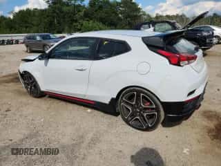 2020 Hyundai Veloster z VIN KMHT36AH7LU004857, wystawiony jako Copart lot #64057205 z przebiegiem 67 220 mil mil oraz Szkoda całkowita • Salvage title. Historia ofert i sprzedaży dostępna na DreamBid. Obrazek 2.