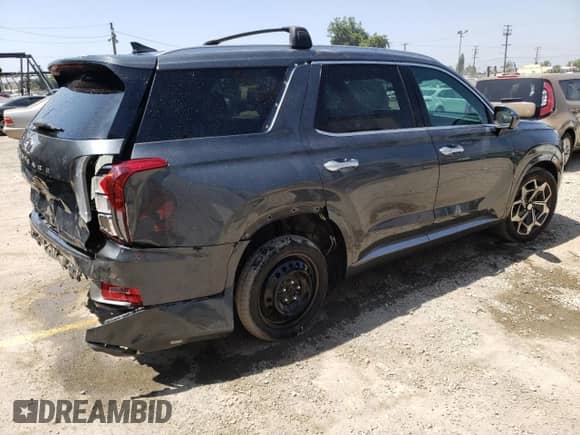 2022 Hyundai Palisade Calligraphy с VIN KM8R74HE5NU423274, выставлен на аукционе Copart как лот 69466784 с пробегом 46 976 миль миль и Списание • Salvage title. История ставок и продаж доступна на DreamBid. Изображение 3.