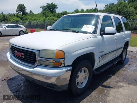 ✅ 2003 GMC Yukon SLT • VIN: 1GKEC13Z83J136683 • Lot: 42666222. Wystawiony na IAAI z przebiegiem 154 356 mil. Bezpłatny archiwum sprzedaży aukcyjnych z USA i szczegółowy raport historii pojazdu na DreamBid. Zdjęcie 2.