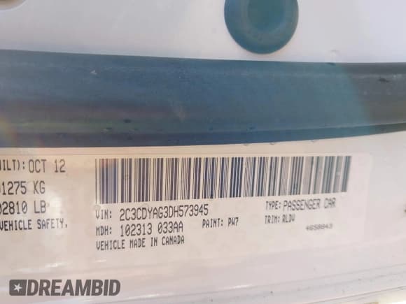 ✅ 2013 Dodge Challenger SXT • VIN: 2C3CDYAG3DH573945 • Lot: 41443472. Wystawiony na IAAI z przebiegiem 149 823 mil. Bezpłatny archiwum sprzedaży aukcyjnych z USA i szczegółowy raport historii pojazdu na DreamBid. Zdjęcie 9.