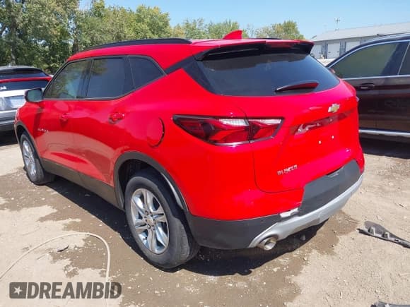 ✅ 2021 Chevrolet Blazer LT • VIN: 3GNKBCRS1MS535305 • Lot: 43211935. Listed on IAAI with 56,195 mi. Free auction sales archive from the USA and detailed vehicle history report at DreamBid. Image 3.