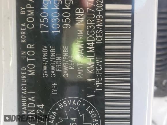 2024 Hyundai Elantra SEL с VIN KMHLM4DG3RU776060, выставлен на аукционе Copart как лот 85904335 с пробегом Не указан миль и Чистый • Clean title. История ставок и продаж доступна на DreamBid. Изображение 13.