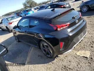 2019 Hyundai Veloster Turbo z VIN KMHTH6AB1KU002176, wystawiony jako Copart lot #41692275 z przebiegiem 81 614 mil mil oraz Nie do naprawy • Non repairable. Historia ofert i sprzedaży dostępna na DreamBid. Obrazek 2.