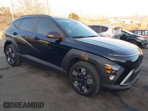 2024 Hyundai Kona SEL with VIN KM8HC3AB5RU049062, listed as a IAAI auction lot 41358253 with 15,289 mi miles and . Bid and sale history available at DreamBid. Image 1.