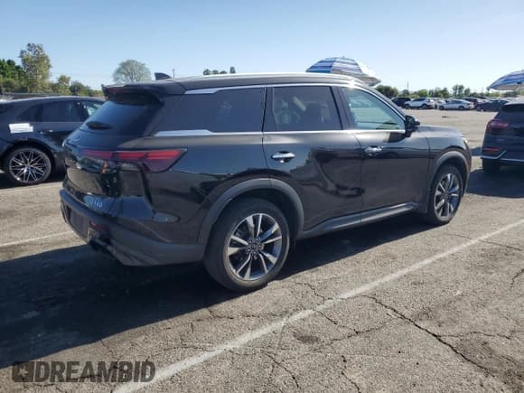 ✅ 2024 Infiniti QX60 Luxe • VIN: 5N1DL1FRXRC347184 • Lot: 57488845. Listed on Copart with 14,122 mi. Free auction sales archive from the USA and detailed vehicle history report at DreamBid. Image 3.