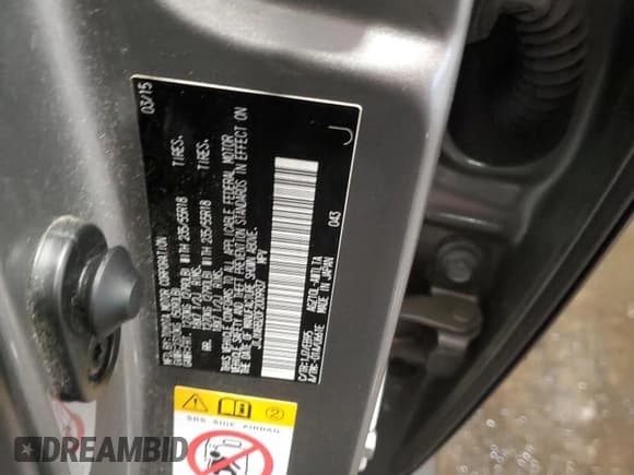 ✅ 2015 Lexus NX 200t • VIN: JTJYARBZ0F2009937 • Lot: 86138625. Listed on Copart with 130,272 mi. Free auction sales archive from the USA and detailed vehicle history report at DreamBid. Image 14.