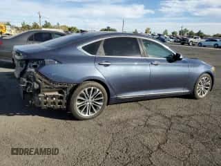 2015 Hyundai Genesis 3.8L with VIN KMHGN4JE8FU096944, listed as a Copart auction lot 77886804 with 36,332 mi miles and Salvage title. Bid and sale history available at DreamBid. Image 3.