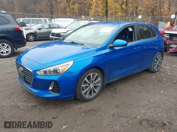 ✅ 2018 Hyundai Elantra • VIN: KMHH35LE5JU021057 • Lot: 43755207. Listed on IAAI with 33,053 mi. Free auction sales archive from the USA and detailed vehicle history report at DreamBid. Image 2.