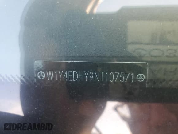 ✅ 2022 Mercedes-Benz Sprinter Cargo • VIN: W1Y4EDHY9NT107571 • Лот: 49267305. Опубликован ранее на Copart с пробегом 40 059 миль. Бесплатный доступ к архиву аукционных продаж из США и подробный отчёт об истории автомобиля на DreamBid. Изображение 13.