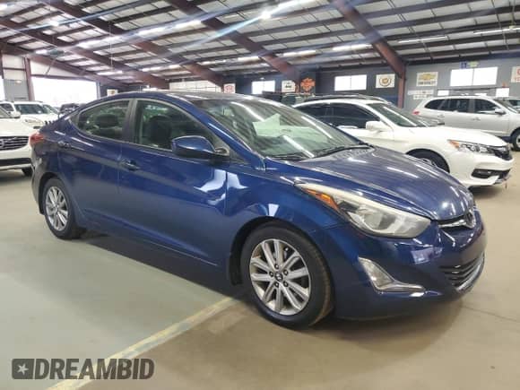 2015 Hyundai Elantra SE with VIN 5NPDH4AE6FH622853, listed as a Copart auction lot 91142465 with 167,581 mi miles and Clean title. Bid and sale history available at DreamBid. Image 4.