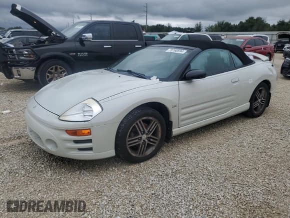✅ 2003 Mitsubishi Eclipse GTS • VIN: 4A3AE75HX3E106019 • Lot: 73760594. Wystawiony na Copart z przebiegiem Nie podano. Bezpłatny archiwum sprzedaży aukcyjnych z USA i szczegółowy raport historii pojazdu na DreamBid. Zdjęcie 1.