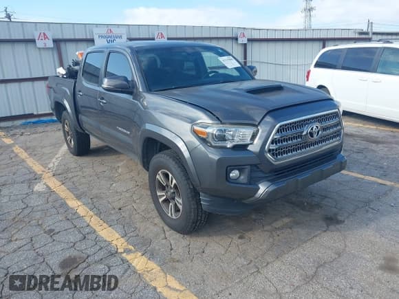 ✅ 2017 Toyota Tacoma SR5 • VIN: 3TMCZ5AN7HM115200 • Lot: 43115086. Listed on IAAI with 117,000 mi. Free auction sales archive from the USA and detailed vehicle history report at DreamBid. Image 1.