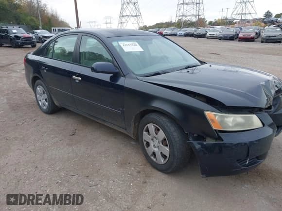 ✅ 2008 Hyundai Sonata GLS • VIN: 5NPET46F78H343399 • Lot: 43557540. Listed on IAAI with 127,130 mi. Free auction sales archive from the USA and detailed vehicle history report at DreamBid. Image 1.