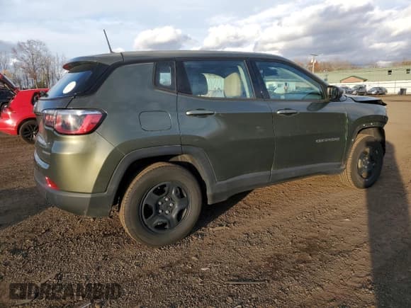 ✅ 2018 Jeep Compass Sport • VIN: 3C4NJCAB8JT409596 • Лот: 91943635. Опубликован ранее на Copart с пробегом 63 484 миль. Бесплатный доступ к архиву аукционных продаж из США и подробный отчёт об истории автомобиля на DreamBid. Изображение 3.