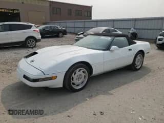 1991 Chevrolet Corvette with VIN 1G1YY3385M5112907, listed as a Copart auction lot 71740835 with 36,849 mi miles and Salvage title. Bid and sale history available at DreamBid. Image 1.
