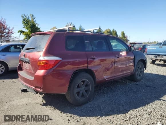 ✅ 2009 Toyota Highlander • VIN: JTEDA41A292007039 • Lot: 84055305. Listed on Copart with 158,061 mi. Free auction sales archive from the USA and detailed vehicle history report at DreamBid. Image 3.