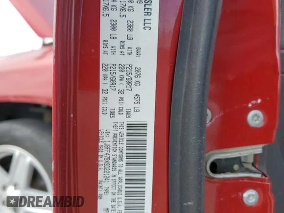 ✅ 2009 Jeep Compass • VIN: 1J8FF47BX9D221241 • Lot: 54369935. Listed on Copart with 91,495 mi. Free auction sales archive from the USA and detailed vehicle history report at DreamBid. Image 13.