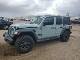 ✅ 2024 Jeep Wrangler Sport S • VIN: 1C4PJXDN4RW104110 • Lot: 90817695. Listed on Copart with 22,587 mi. Free auction sales archive from the USA and detailed vehicle history report at DreamBid. Image 1.