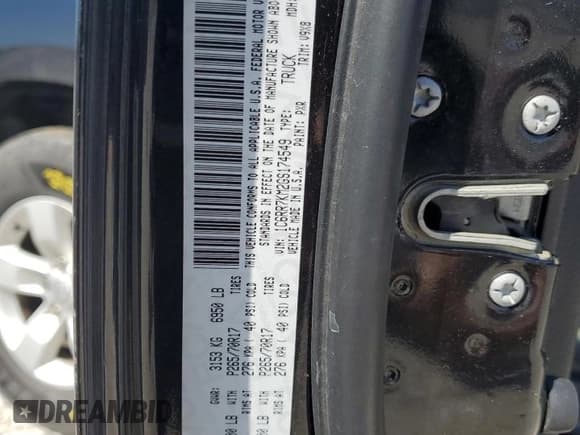 ✅ 2016 Ram 1500 Tradesman • VIN: 1C6RR7KM2GS174549 • Lot: 48394175. Listed on Copart with 157,015 mi. Free auction sales archive from the USA and detailed vehicle history report at DreamBid. Image 14.