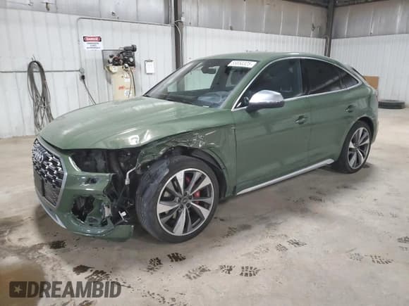 ✅ 2022 Audi SQ5 Sportback Prestige • VIN: WA134AFY1N2038444 • Lot: 55850325. Wystawiony na Copart z przebiegiem 44 938 mil. Bezpłatny archiwum sprzedaży aukcyjnych z USA i szczegółowy raport historii pojazdu na DreamBid. Zdjęcie 1.