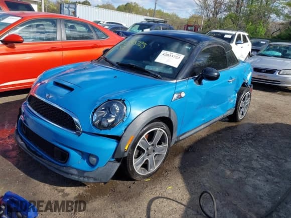 ✅ 2013 MINI Coupe S • VIN: WMWSX3C55DT466604 • Lot: 42033723. Listed on IAAI with 109,814 mi. Free auction sales archive from the USA and detailed vehicle history report at DreamBid. Image 2.