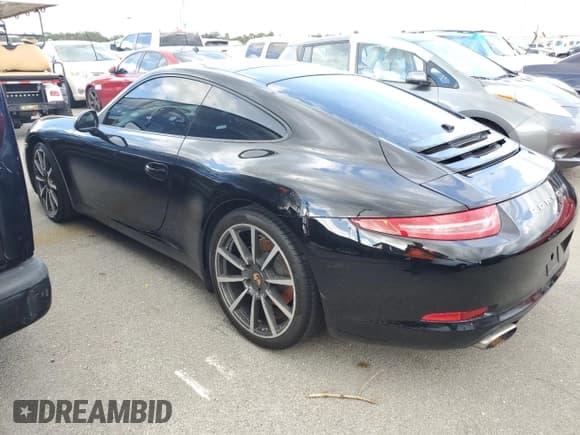 ✅ 2014 Porsche 911 Carrera • VIN: WP0AA2A97ES107648 • Lot: 75061834. Listed on Copart with Not provided. Free auction sales archive from the USA and detailed vehicle history report at DreamBid. Image 2.
