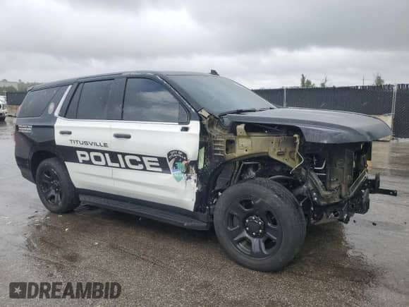 2021 Chevrolet Tahoe Commercial с VIN 1GNSCLED9MR447674, выставлен на аукционе Copart как лот 84660265 с пробегом 65 684 миль миль и Списание • Salvage title. История ставок и продаж доступна на DreamBid. Изображение 4.