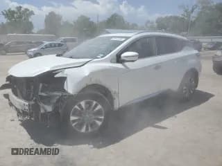 ✅ 2017 Nissan Murano SL • VIN: 5N1AZ2MH5HN170998 • Lot: 58148765. Wystawiony na Copart z przebiegiem 167 615 mil. Bezpłatny archiwum sprzedaży aukcyjnych z USA i szczegółowy raport historii pojazdu na DreamBid. Zdjęcie 1.