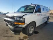 ✅ 2024 Chevrolet Express Cargo • VIN: 1GCWGAFP2R1164762 • Lot: 86112145. Listed on Copart with 21,607 mi. Free auction sales archive from the USA and detailed vehicle history report at DreamBid. Image 1.