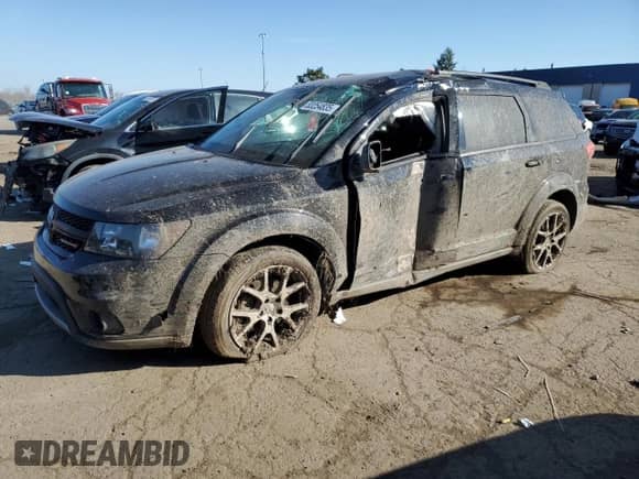 2015 Dodge Journey R/T z VIN 3C4PDCEG1FT631992, wystawiony jako Copart lot #53254835 z przebiegiem 90 279 mil mil oraz Szkoda całkowita • Salvage title. Historia ofert i sprzedaży dostępna na DreamBid. Obrazek 1.