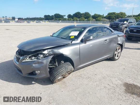 ✅ 2012 Lexus IS 350 C • VIN: JTHFE2C20C2507363 • Лот: 41264745. Опубликован ранее на IAAI с пробегом 156 459 миль. Бесплатный доступ к архиву аукционных продаж из США и подробный отчёт об истории автомобиля на DreamBid. Изображение 2.