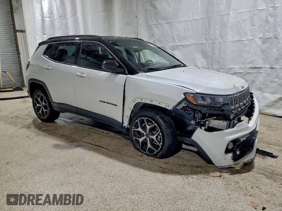 ✅ 2025 Jeep Compass Limited • VIN: 3C4NJDCN4ST521228 • Lot: 94814415. Listed on Copart with 22,302 mi. Free auction sales archive from the USA and detailed vehicle history report at DreamBid. Image 4.