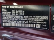 ✅ 2023 BMW M4 Competition xDrive • VIN: WBS43AZ09PCM93647 • Lot: 63674293. Listed on Copart with Not provided. Free auction sales archive from the USA and detailed vehicle history report at DreamBid. Image 12.