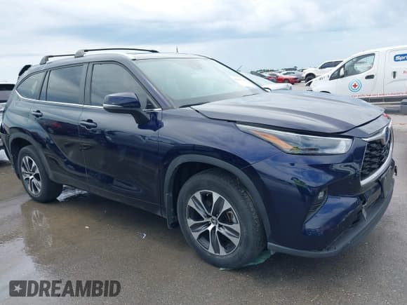 ✅ 2023 Toyota Highlander Hybrid XLE • VIN: 5TDKARAH6PS522234 • Лот: 42892744. Опубликован ранее на IAAI с пробегом 47 609 миль. Бесплатный доступ к архиву аукционных продаж из США и подробный отчёт об истории автомобиля на DreamBid. Изображение 1.
