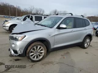 ✅ 2017 BMW X3 xDrive28i • VIN: 5UXWX9C53H0T13443 • Лот: 91249795. Опубликован ранее на Copart с пробегом 51 669 миль. Бесплатный доступ к архиву аукционных продаж из США и подробный отчёт об истории автомобиля на DreamBid. Изображение 1.
