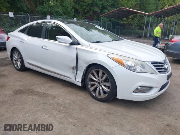 ✅ 2013 Hyundai Azera • VIN: KMHFH4JG7DA212699 • Lot: 43482805. Listed on IAAI with 197,602 mi. Free auction sales archive from the USA and detailed vehicle history report at DreamBid. Image 1.
