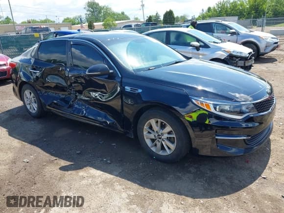✅ 2017 Kia Optima LX • VIN: 5XXGT4L34HG127380 • Lot: 42341861. Listed on IAAI with 82,704 mi. Free auction sales archive from the USA and detailed vehicle history report at DreamBid. Image 1.